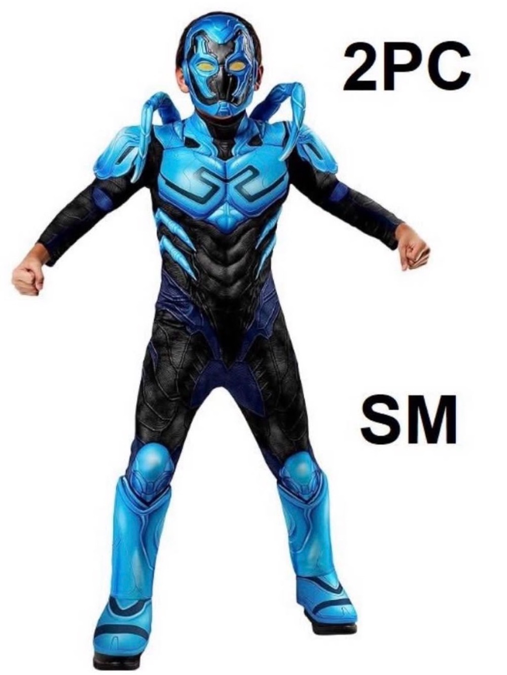 DC DELUXE BLUE BEETLE COSTUME WITH MASK